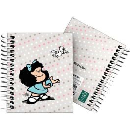 Grafoplás Cuaderno Espiral A7 100H 5x5 mm 70 gr 4 Bandas Color Tapa Dura Mafalda Bird Precio: 2.59000016. SKU: B1DS8YFR3F