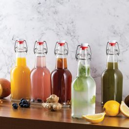 Botella 500 ml con tapón hermético - La Mediterranea (24 Unidades) Botella 500 ml con tapón hermético - La Mediterranea (24 Unidades)