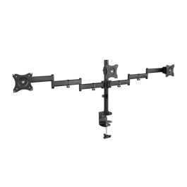 Soporte de Mesa para 3 Monitores TooQ DB1327TN-B/ Giratorio/ Inclinable/ hasta 8kg Precio: 62.50000053. SKU: S0220340