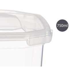 Fiambrera Plastico Rectangular 750Ml Leknes 12X7CM (24 Unidades) Fiambrera Plastico Rectangular 750Ml Leknes 12X7CM (24 Unidades)