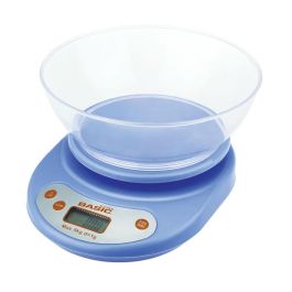 Báscula de Cocina Digital Basic Home 5 kg con Bol (6 Unidades) Báscula de Cocina Digital Basic Home 5 kg con Bol (6 Unidades)