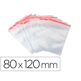 Q-connect Bolsa plastico autocierre 80x120 mm paquete de 100 unidades Precio: 1.9941768. SKU: B132J3J2MG