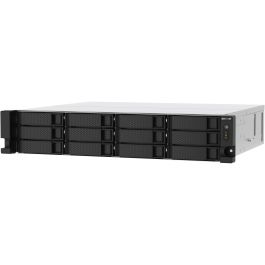 QNAP TS-1273AU-RP-8G Servidor NAS Bastidor 2U, AMD Ryzen Embedded V1500B, 8GB DDR4, HDD & SSD, Serial ATA II/III, 12 Bahías, RAID