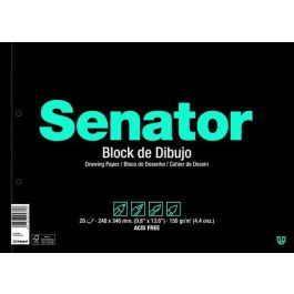 Bloc De Dibujo Senator Con Espiral Liso Con Recuadro 2 Taladros Fº Prolongado 150G 20H (Set de 16) Precio: 85.69000024. SKU: B16CQZFDBS