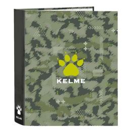 Carpeta de anillas Kelme Travel Negro Verde A4 27 x 33 x 6 cm