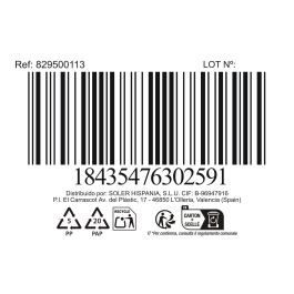 La Mediterranea Set 2 Tazas de Café con Leche 21Cl Napoli Abstract (36 Cajas)