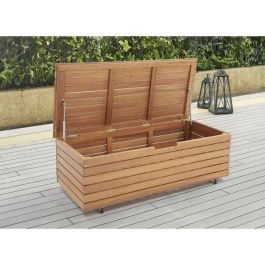 Cómoda de jardín 190L en exótica madera de eucalipto FSC - 190 L - 48,5 x 109,5 x 37 cm - Con ruedas - Efecto teca Precio: 128.99000026. SKU: B1GVQA7Z95