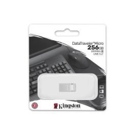 Kingston DTMC3G2/256GB Pendrive DataTraveler Micro 256GB USB 3.2 Gen 1 de 200MB/s Lectura - Diseño Ultrapequeño Metálico Kingston DTMC3G2/256GB Pendrive DataTraveler Micro 256GB USB 3.2 Gen 1 de 200MB/s Lectura - Diseño Ultrapequeño Metálico