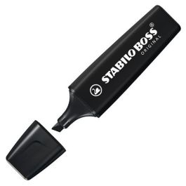Stabilo Marcador Boss Original Naturecolors Negro (10 Unidades) con Tecnología Antisecado, Recargable, 2 Anchos de Trazo (2+5mm) (10 Unidades) Precio: 9.89000034. SKU: B1C9N45TZF