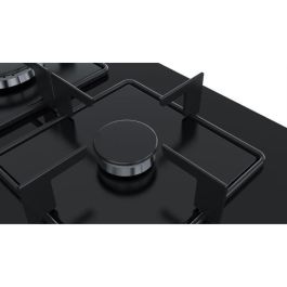 BOSCH PPC6A6B10 Placa de gas - 3 chimeneas - 8000 W - W 59 x D 52 cm - Revestimiento de vidrio - Negro BOSCH PPC6A6B10 Placa de gas - 3 chimeneas - 8000 W - W 59 x D 52 cm - Revestimiento de vidrio - Negro