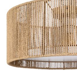 Plafón Natural Cuerda de Papel 40 X 40 X 17 cm