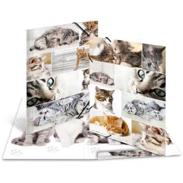 HERMA 19219 Carpeta de cartón A3 con diseño de Gatos - Archivador Multicolor con 3 Solapas para Documentos y Dibujos Precio: 15.49999957. SKU: B1G38BHTH7