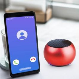 Elbe ALT-R70-TWS Altavoz Bluetooth 3W TWS Rojo, Manos Libres, Sonido Estéreo con Doble Emparejamiento