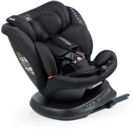 Babyauto BAB8435593703359 Silla de coche Rodia Grupo 0/1/2/3 I-Size Plus Isofix Giratoria Reclinable Reductor Negro