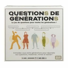 Spinmaster Preguntas Generacionales SPI6074217 - Juego de mesa con 2000 preguntas y 100 retos, a partir de 8 años