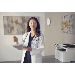 HP 4102fdn LaserJet Pro MFP Impresora Multifunción: Velocidad Impresión Rápida, Escáner Alto Volumen, Gestión Fácil