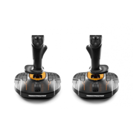 Thrustmaster T.16000M FCS SPACE SIM DUO Palanca de mando Analógico/Digital USB para PC Negro/Naranja (2 piezas) Precio: 137.50000044. SKU: B167SMMY5V