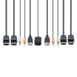 Switch KVM Startech C2-DD46-UA2-CBL-KVM 1,5 m Switch KVM Startech C2-DD46-UA2-CBL-KVM 1,5 m