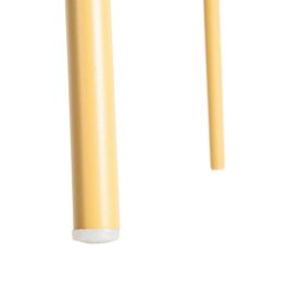 Silla Amarillo Pp-Metal Interior 46 X 51 X 85 cm