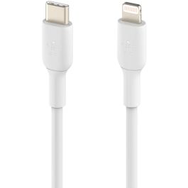 Belkin BOOST CHARGE Cable Lightning a USB-C, 2m, Blanco