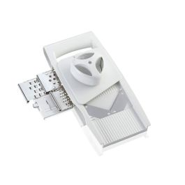 Leifheit Rallador Universal 23170 - Rallador de Verduras Multifuncional de Acero Inoxidable con 5 Rejillas