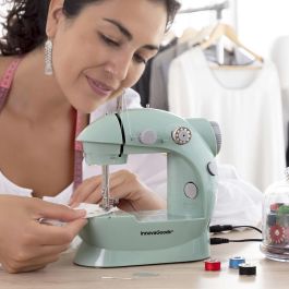 Mini Máquina de Coser Portátil con LED, Cortahílos y Accesorios Sewny InnovaGoods