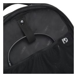DICOTA Eco Backpack SELECT Mochila para portátil de 17.3 pulgadas, compartimento para portátil, hecha con materiales reciclados, unisex, negro