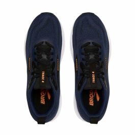 Zapatillas de Running para Adultos Brooks Trace 4 Negro Azul oscuro
