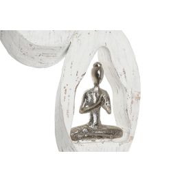 Figura Indio DKD Home Decor Blanco Marron 9 x 69 x 18 cm (2 Unidades)