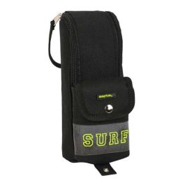 Estuche Escolar Safta Surf Negro (6 x 21 x 6 cm)