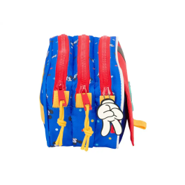 Portatodo Triple Mickey Mouse Clubhouse Good day Azul 21,5 x 10 x 8 cm