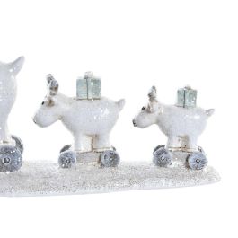 Figura Navidad Moderna DKD Home Decor Azul Gris 7.5 x 13.5 x 17 cm (2 Unidades) Figura Navidad Moderna DKD Home Decor Azul Gris 7.5 x 13.5 x 17 cm (2 Unidades)