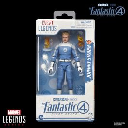HASBRO Figura Los 4 Fantásticos Johnny Storm (Antorcha Humana) Articulada 15cm con Efecto de Fuego y Accesorios