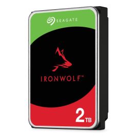 Seagate IronWolf 2TB 3.5" SATA 6Gb/s 256MB Disco Duro Interno NAS 24x7 CMR para Entornos Multibahía