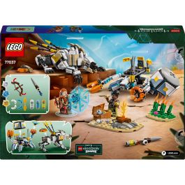 LEGO 77037 Horizon Adventures Aloy y Varl contra Testudien y Sawtooth - Juego de 9 años