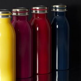 Cook Concept Termo Botella 450 Ml Rojo Acero Inoxidable Doble Pared Caliente 6h Frío 18h