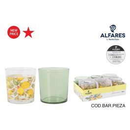 LAV Vaso Pinta 340 ml / 0.34 L con Diseño de Limones Color Verde - 8.5 x 8.5 x 9 cm - Ref. BDG386 (24 Unidades) Precio: 33.8437. SKU: B15HNA9FRJ