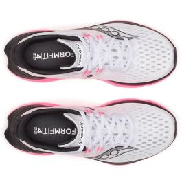 Zapatillas de Running para Adultos Saucony Kinvara 16 Blanco Rosa