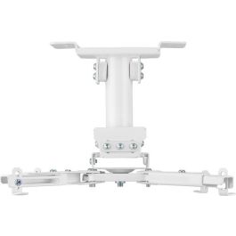 Vivolink Soporte Techo Proyector Profesional hasta 35 kg, 255 mm, Rotación 360°, Blanco