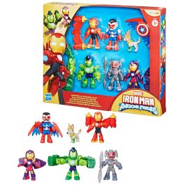 Hasbro G1255 Marvel Vengadores - Pack de 6 figuras de acción de Iron Man y Amigos, 7,6 cm, para niños +3 años Precio: 24.69000039. SKU: B1CE4XSQ82