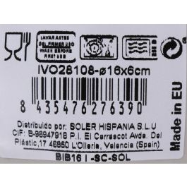 La Mediterranea Bol 16 cm Ivory Brillo (24 Unidades)