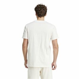 Camiseta de Manga Corta Hombre Adidas Essentials 3 Bandas Blanco L