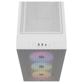 Corsair CC-9011256-WW 3000D RGB Airflow Midi Tower ATX Gaming Caja Blanca con Ventana y Iluminación Multi