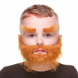 Bigote, barba y cejas infantil pelirrojo talla única Precio: 14.69000016. SKU: S2420734