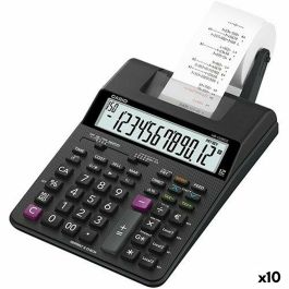 Calculadora impresora Casio HR-150RCE Negro (10 Unidades) Calculadora impresora Casio HR-150RCE Negro (10 Unidades)