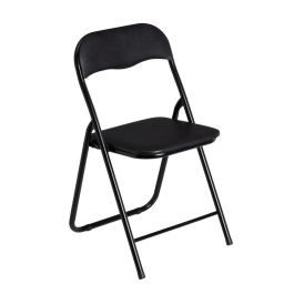 Silla Plegable Negro 44 x 47 x 79 cm