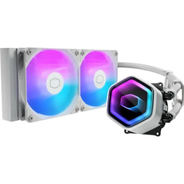 Cooler Master MLW-D24M-A18PA-RW MasterLiquid 240 Core II Refrigeración Líquida para PC Blanco ARGB Precio: 168.88999952. SKU: B1AC5GX7V6
