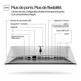 HP 724pu Monitor Series 7 Pro 24 pulgadas WUXGA USB-C, Pantalla 16:10, Precisión de Color y Hub de Productividad