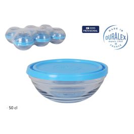 Duralex Fiambrera Red Ø14x5.5 cm Tapa Azul Freshbox (12 Unidades) Precio: 21.58999975. SKU: S2212719