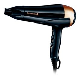 Remington Eclat Brillance D6098 Secador de Pelo Iónico 2200W, Cerámica, 3 Temperaturas, 2 Velocidades, Negro/Dorado